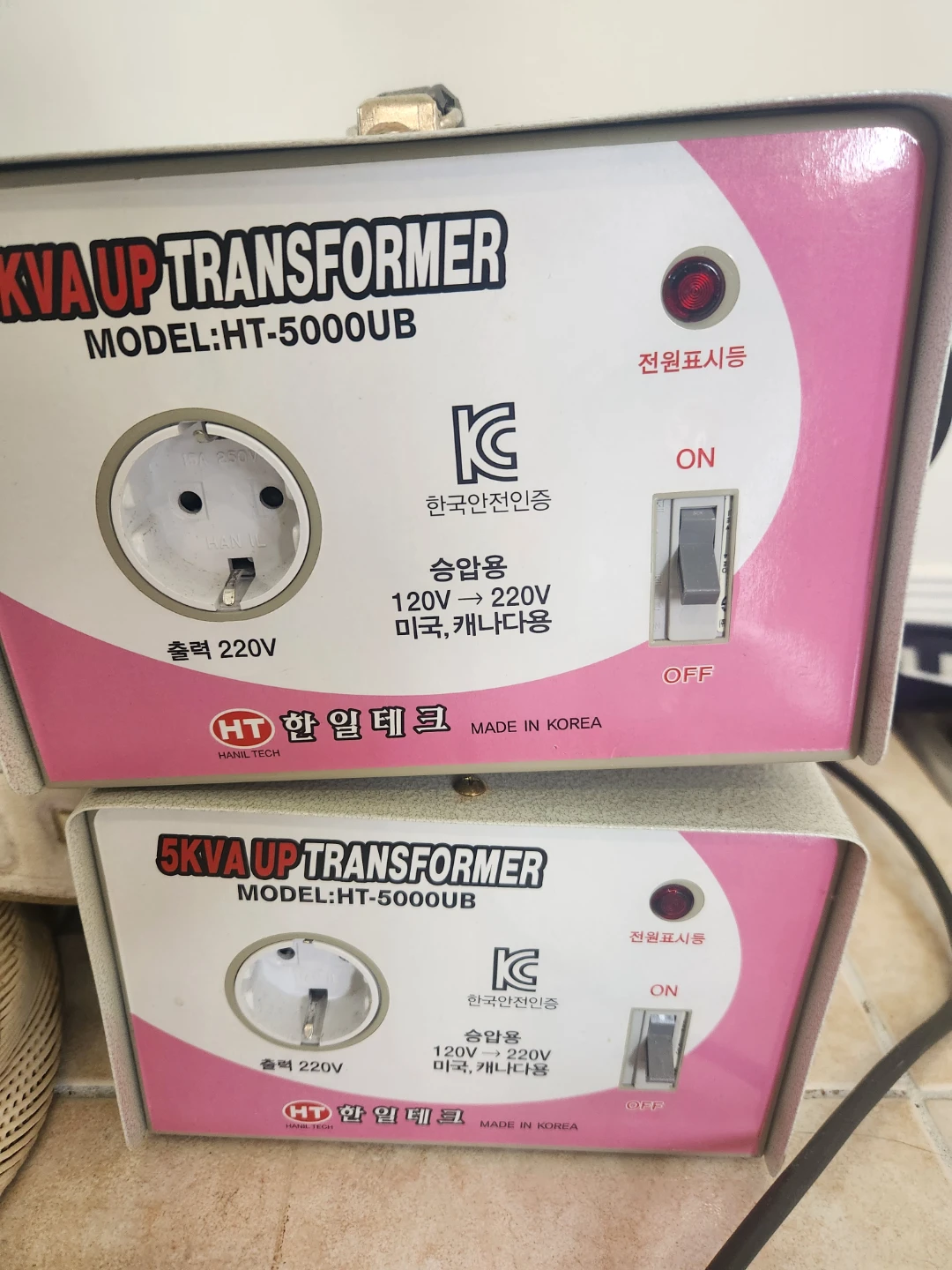 HT Hanil Tech 5KVA UP Transformer HT-5000UB