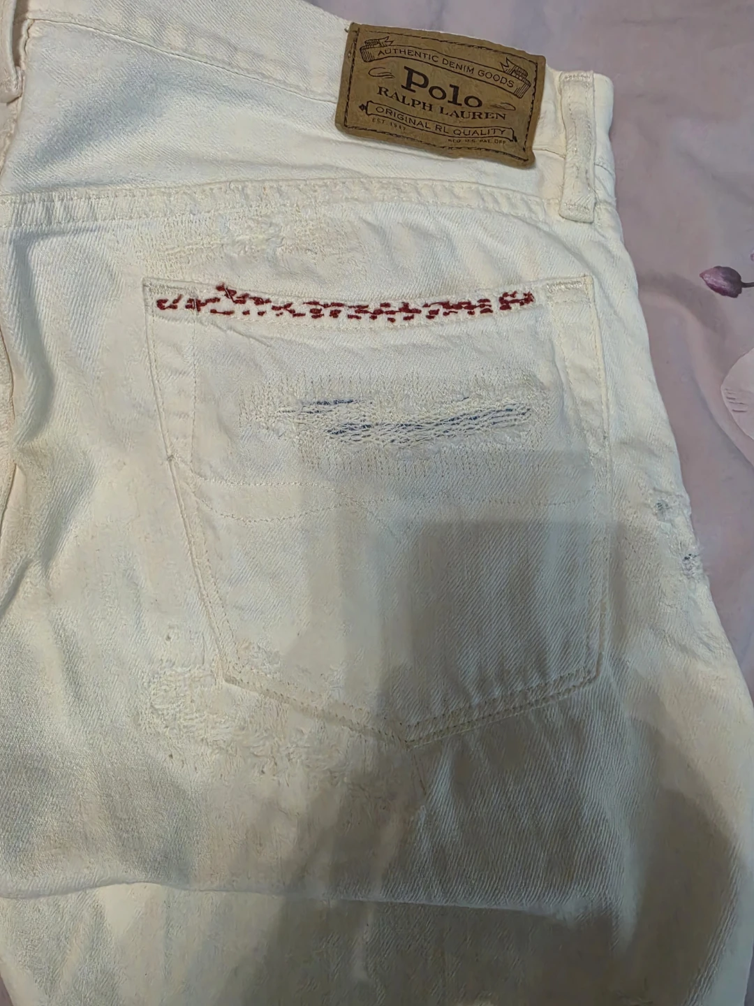 Polo Ralph Lauren White Varick Slim Straight Jeans - photo 4