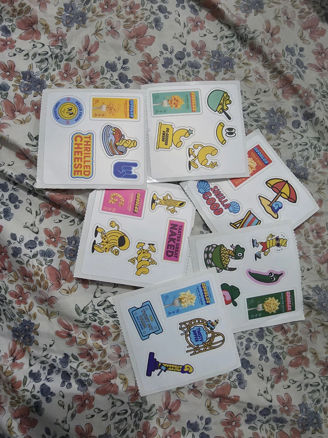 Goodles Mac & Cheese Stickers ⚽️