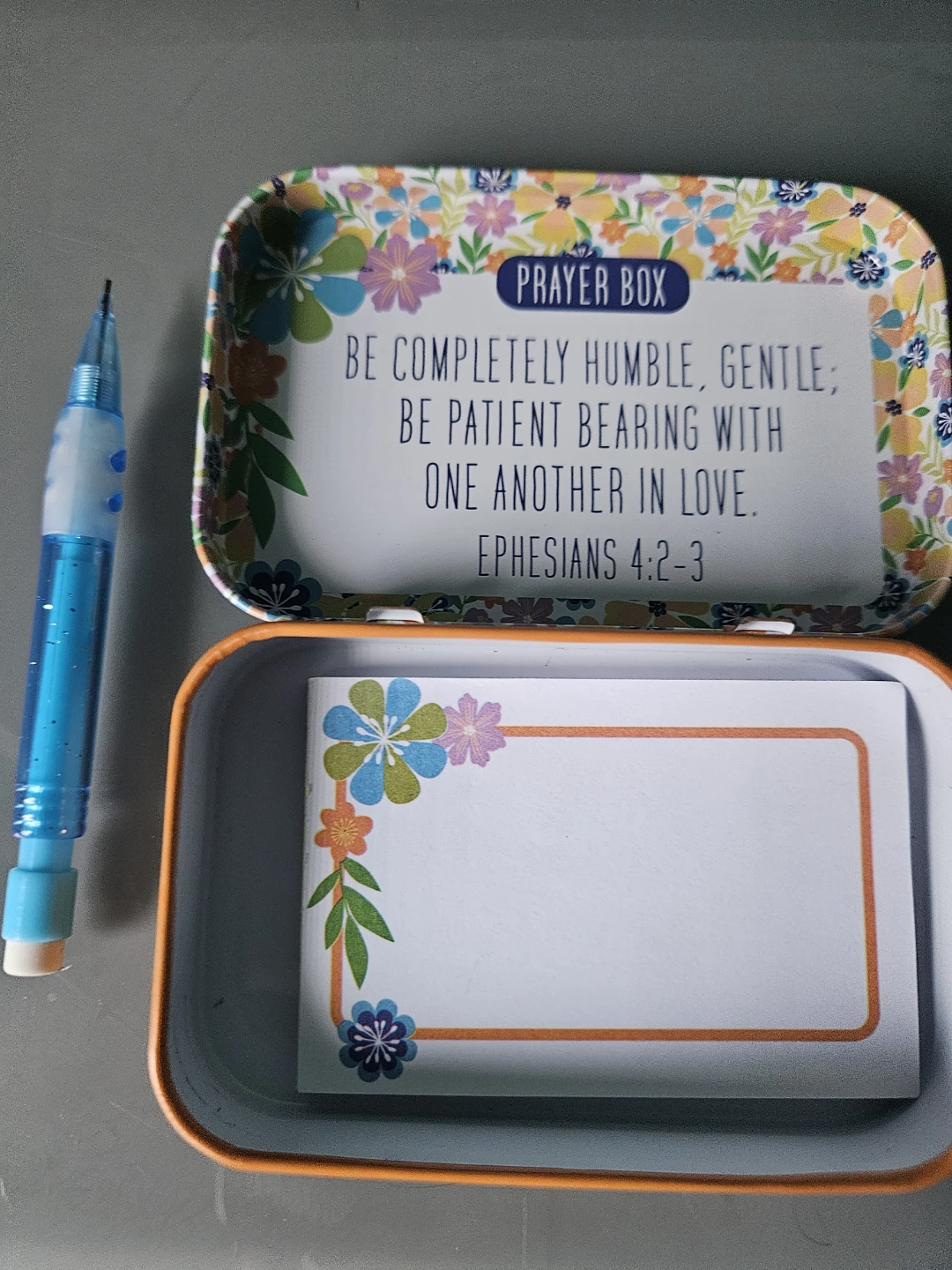Prayer Box with Bible Verse ⚽️