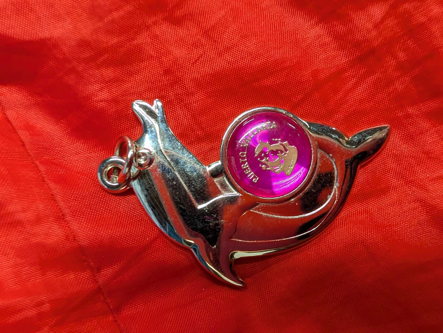 Vintage Pig Shaped Keychain Charm