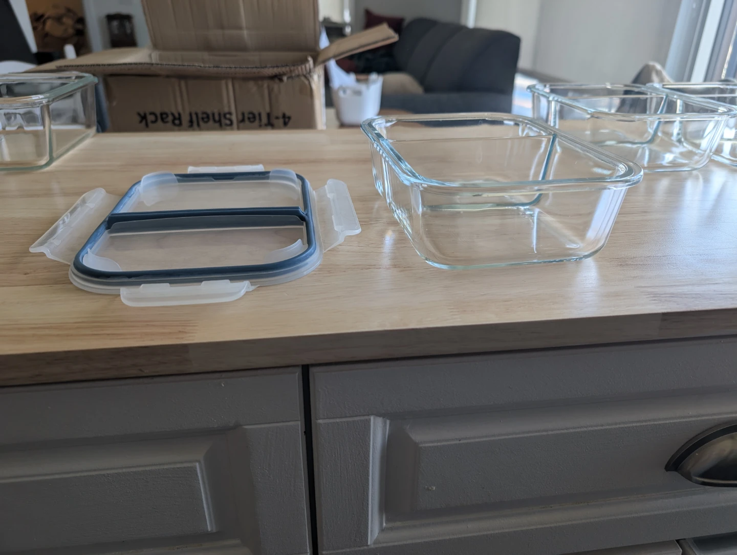 5 Glass 2-Section Container 1050 mL - photo 2