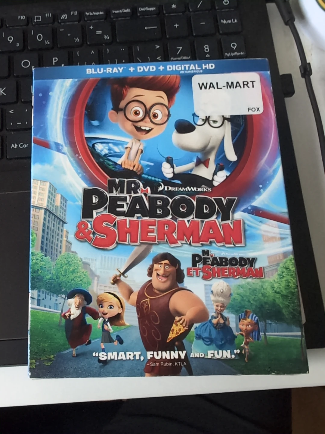 Mr. Peabody & Sherman Blu-ray + DVD + Digital HD