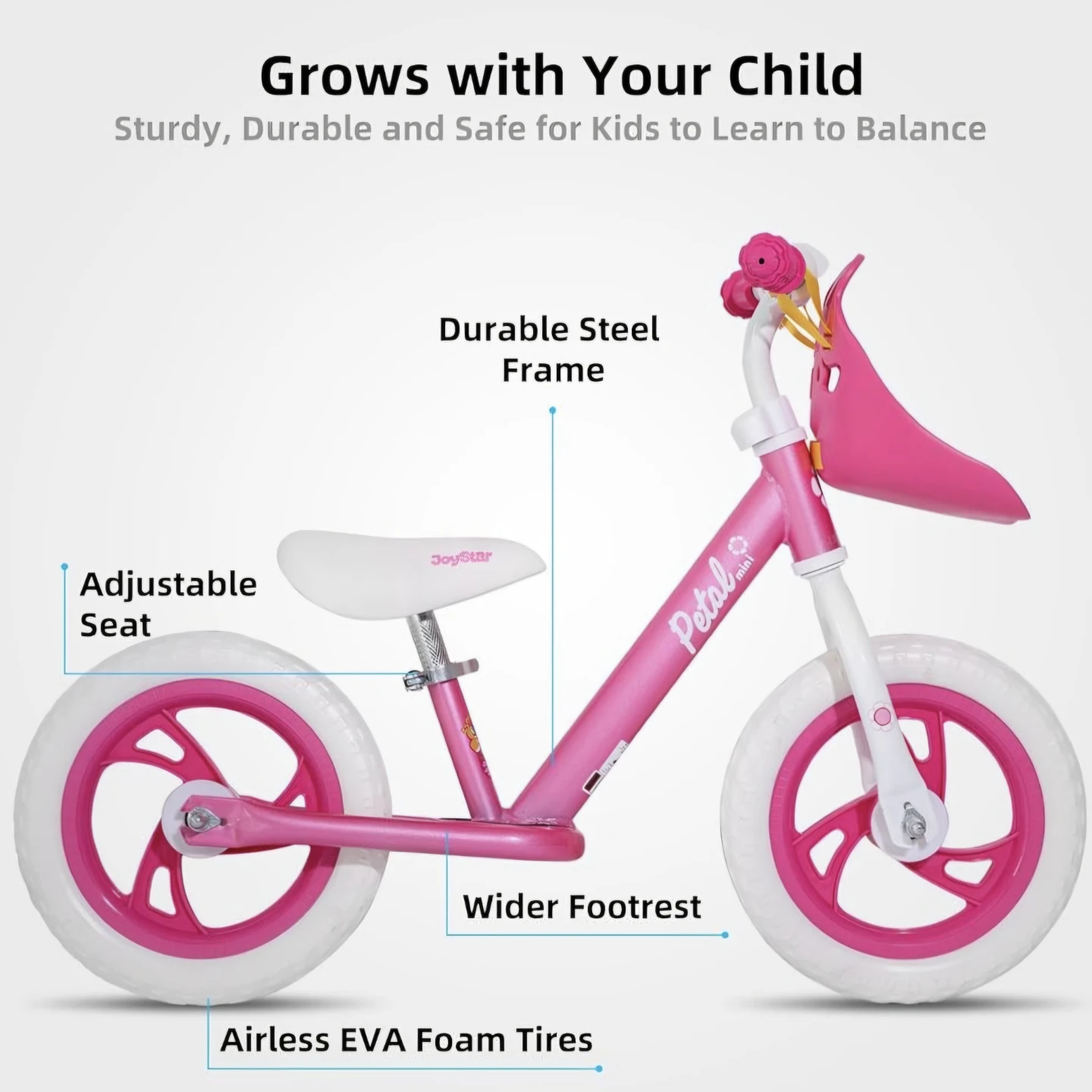 JoyStar 12/14 inch Petal Balance Bike - photo 2