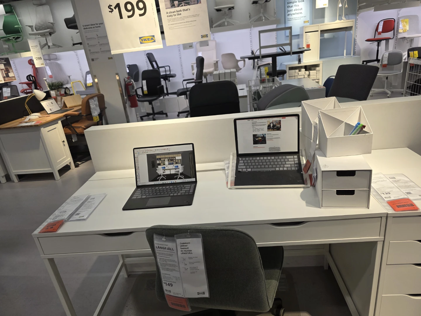IKEA LÄNGFJÄLL Desk - photo 4