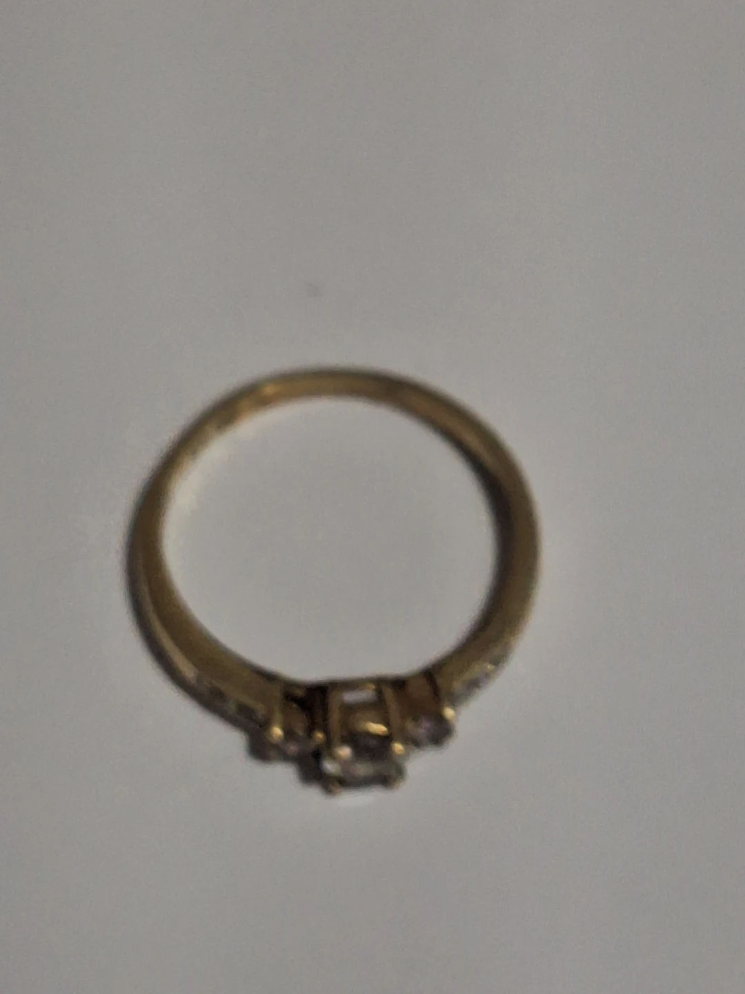 Gold Ring 10 k  with Stones - photo 2