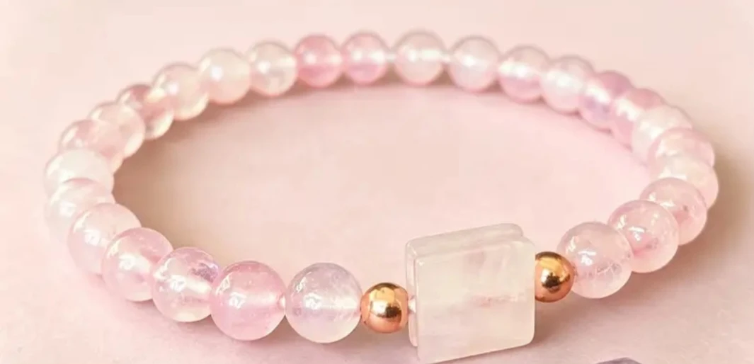 Rose Quartz Beaded Bracelet