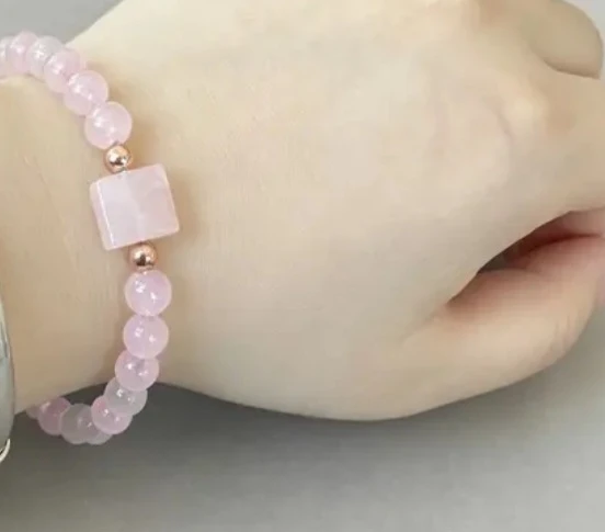 Rose Quartz Beaded Bracelet - photo 3
