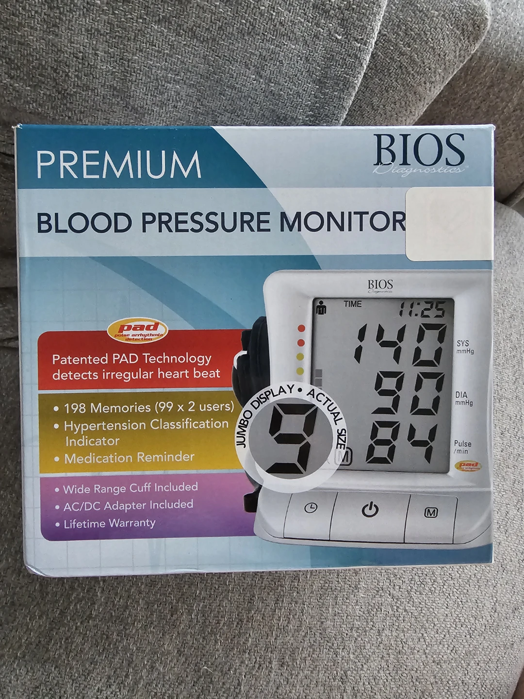 BNIB BIOS Premium Blood Pressure Monitor