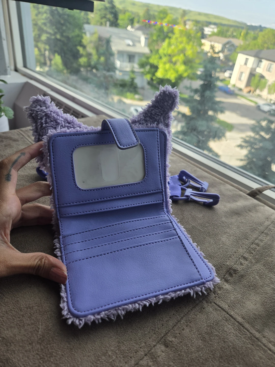 Loungefly Sanrio Kuromi Fuzzy Wallet - photo 3