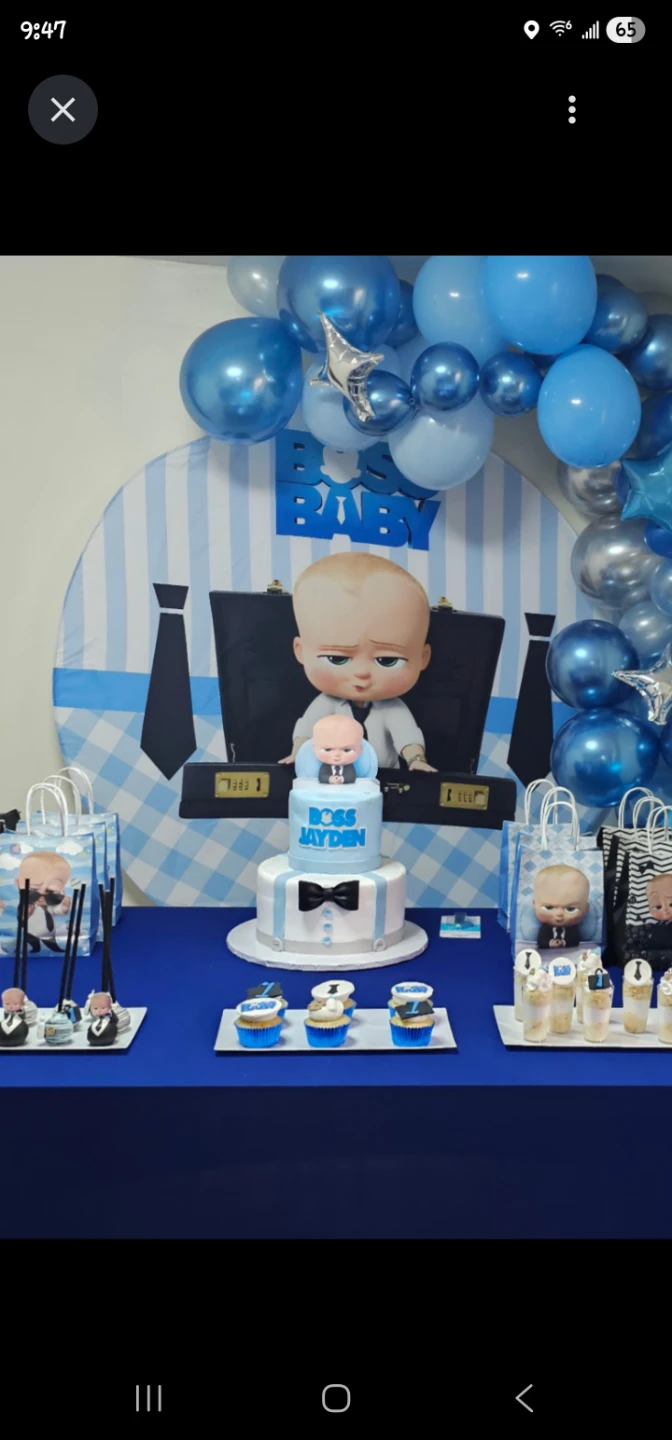 Boss Baby Round Backdrop Stand Cover - photo 2