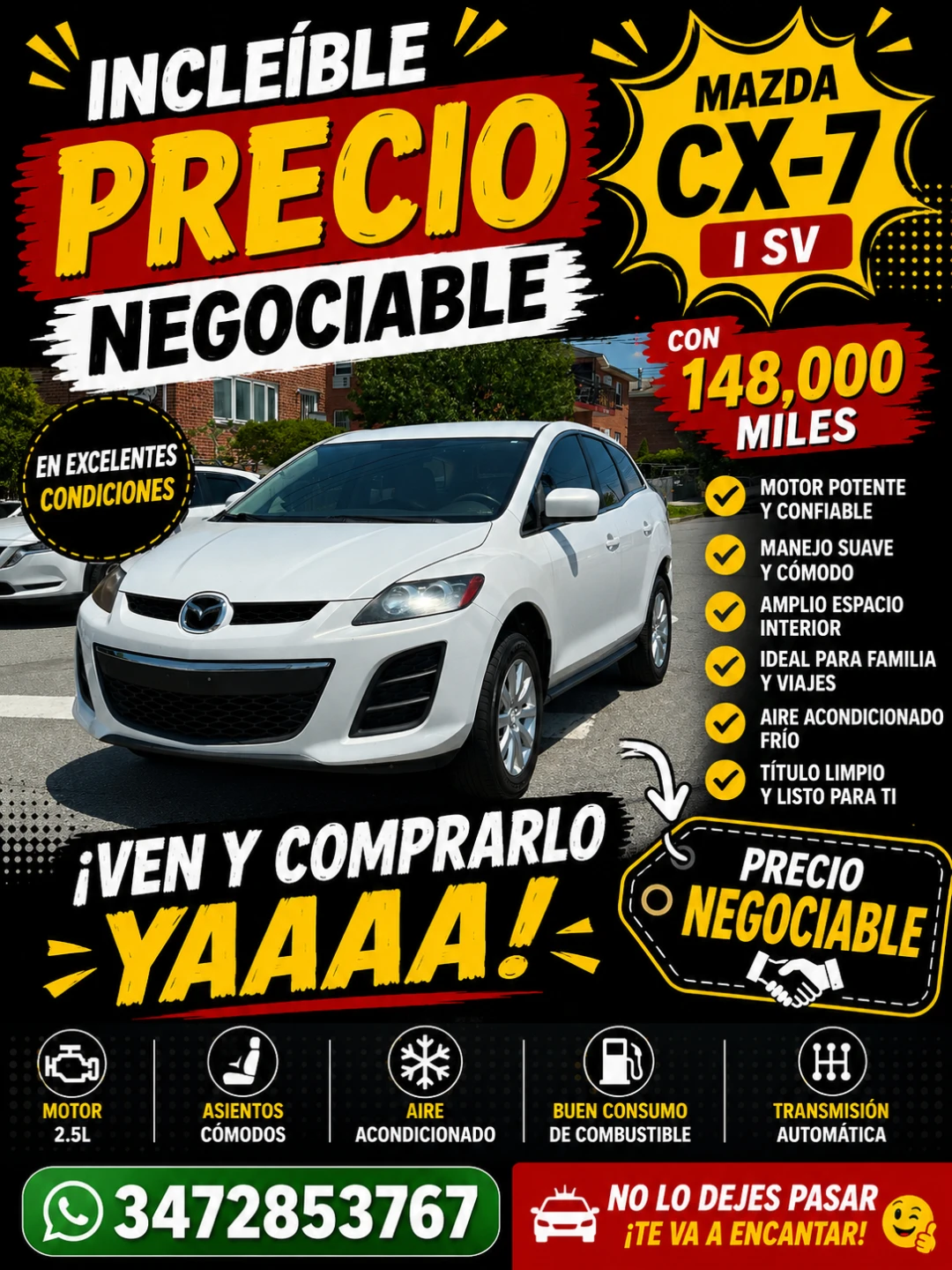 2011 Mazda CX-7 i SV SUV