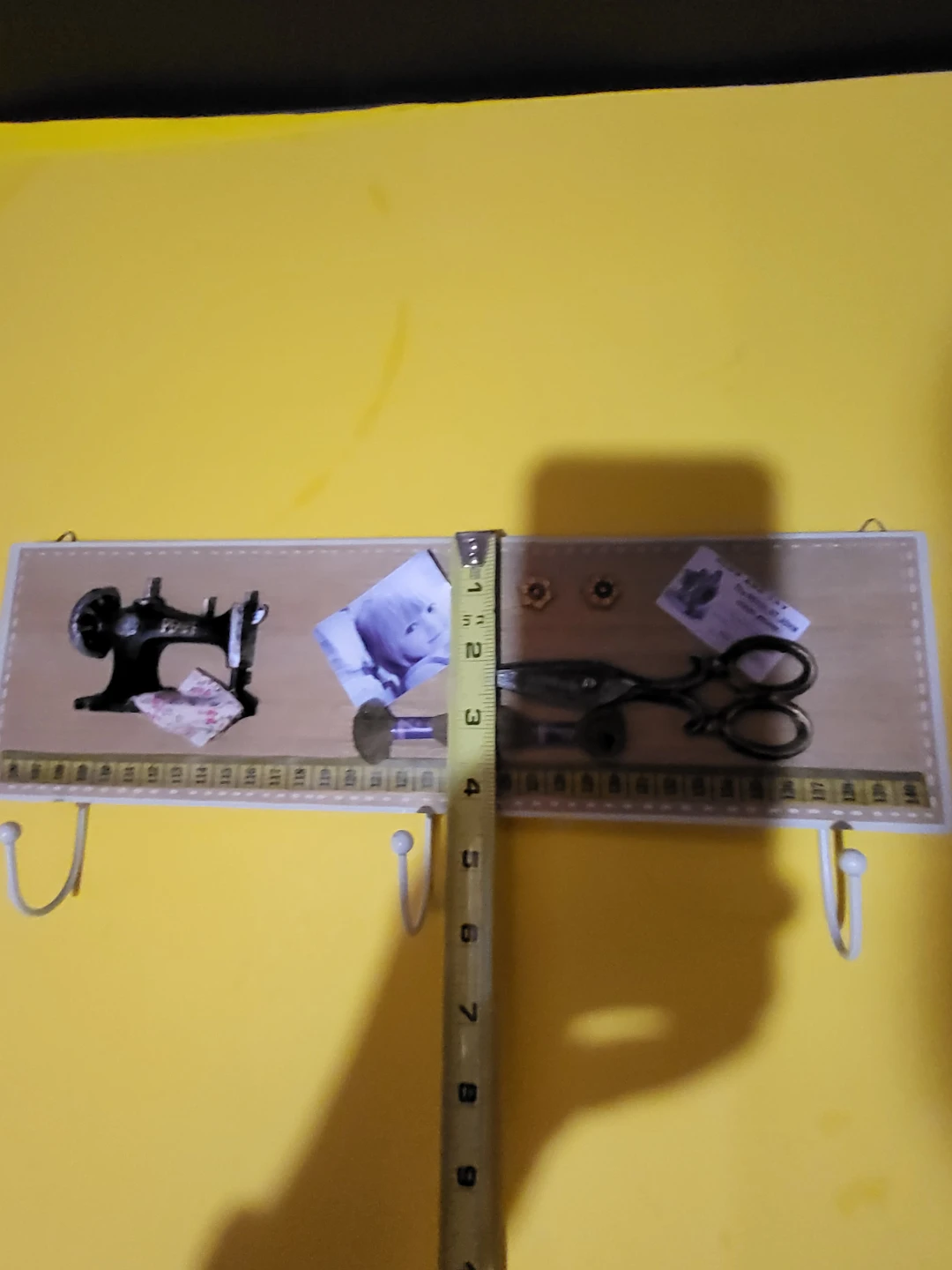 Sewing Theme Wall Hook Rack - photo 4
