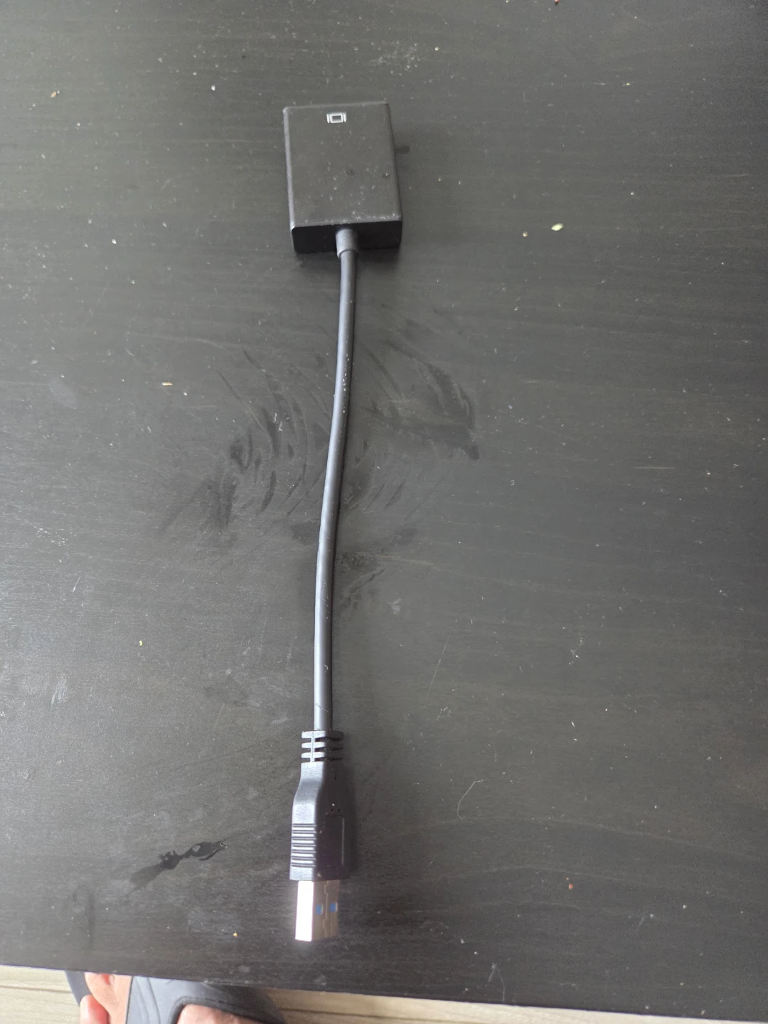 Black USB-C to HDMI Adapter