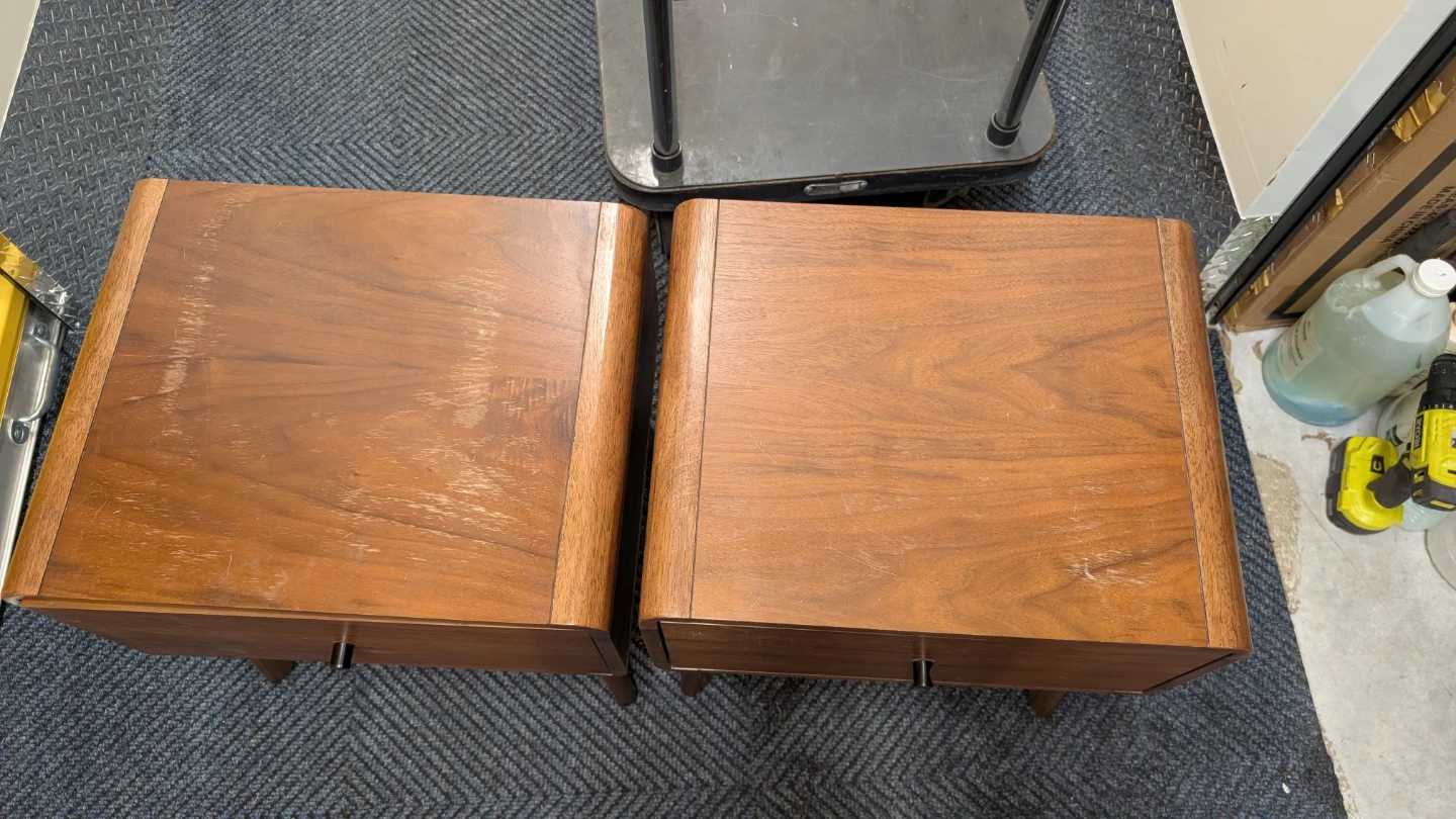 Marshall Walnut Nightstand solid wood - photo 2