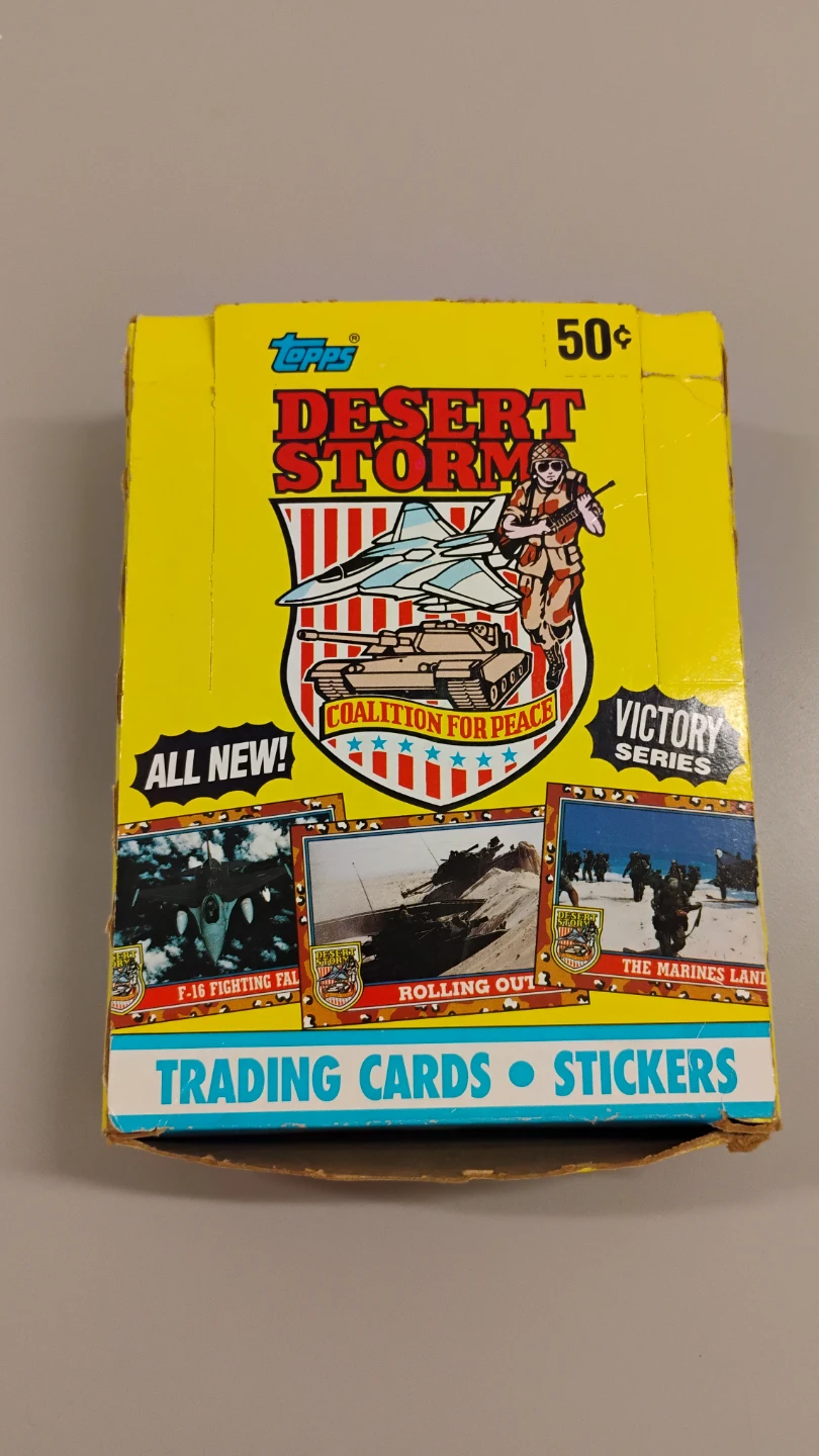 1991 Topps Operation Desert Storm Victory Series Box of 36 Packs - photo 3