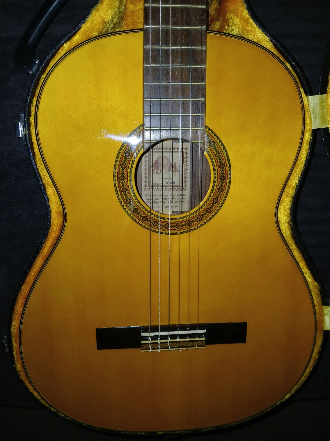 Takamine C-128 Vintage MIJ 1978 near mint Classical Guitar - photo 4
