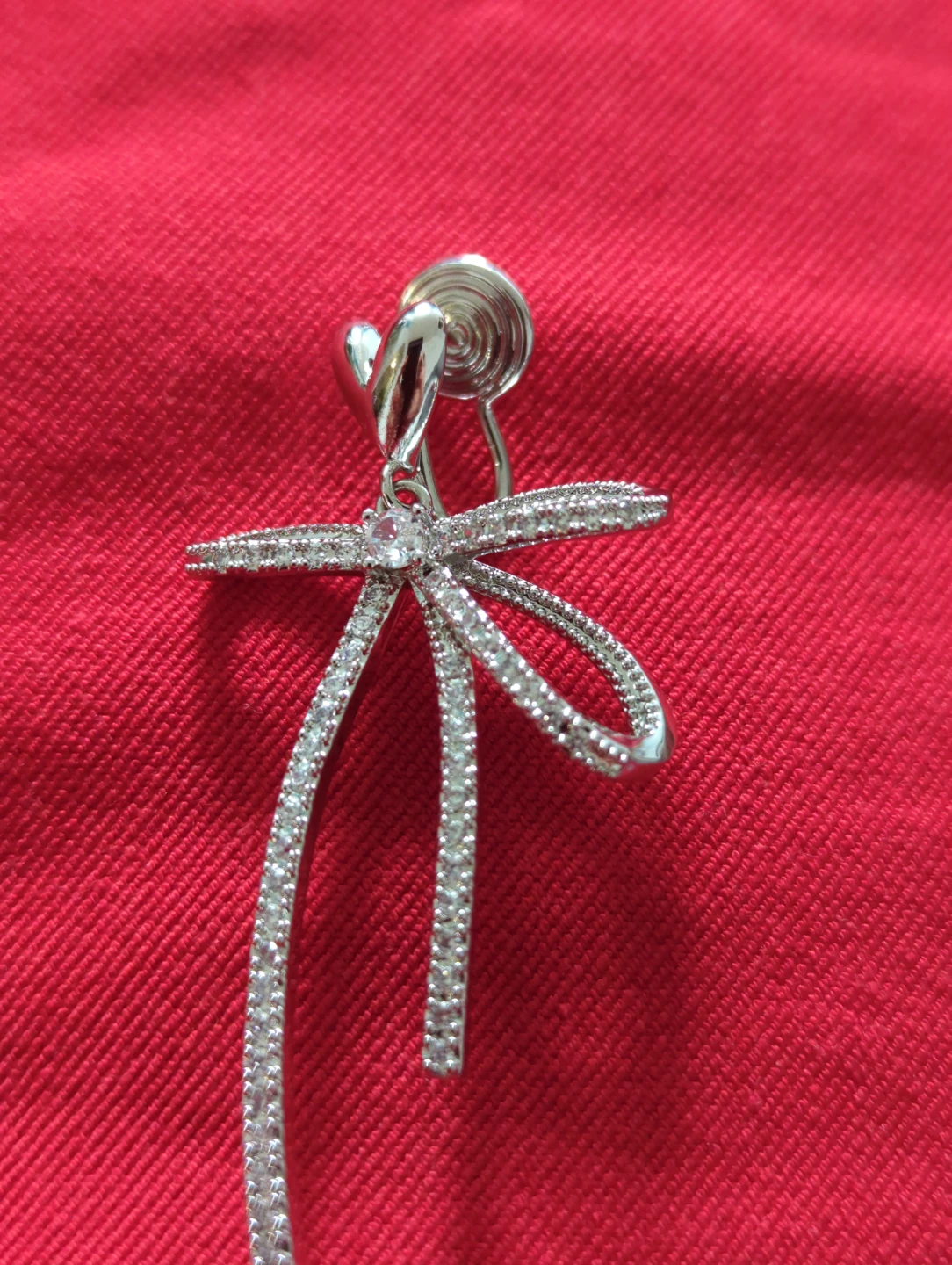 Sparkly Bow Earrings - photo 2