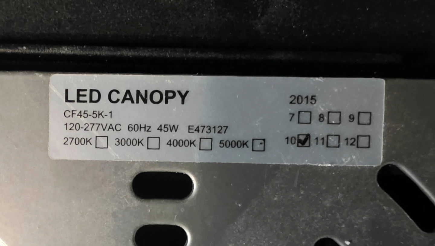 LED Canopy Light Fixture - photo 4