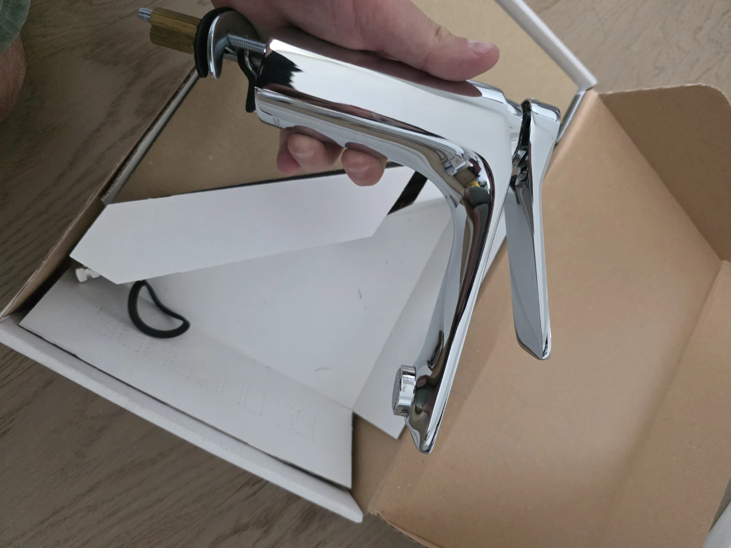 Aquadesign Verso Single Lever Basin Mixer Faucet - Chrome - photo 4