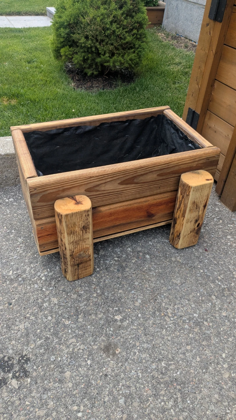 Wooden Raised Garden Planter Box