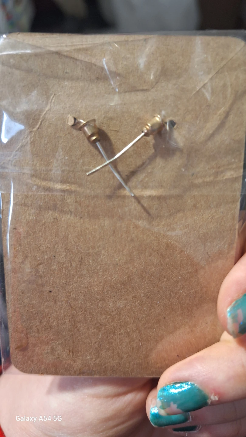 Purple Dangle Earrings - photo 2