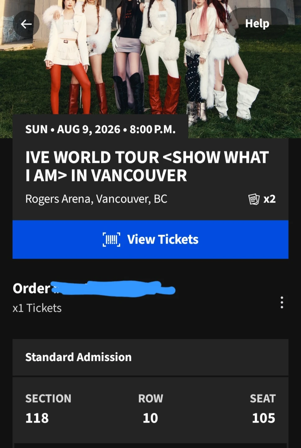 IVE WORLD TOUR <SHOW WHAT I AM> Tickets - Vancouver - photo 2