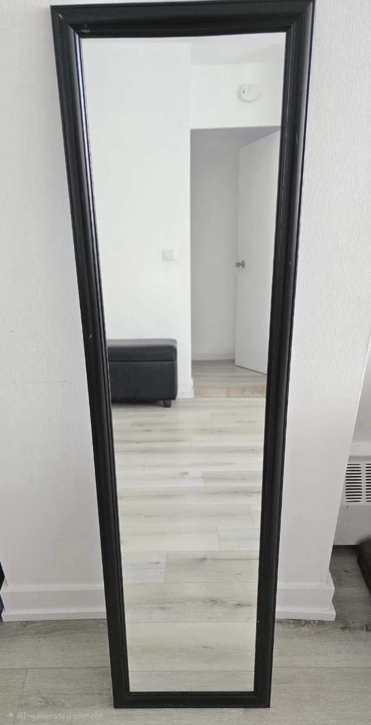Tall Black Framed Mirror