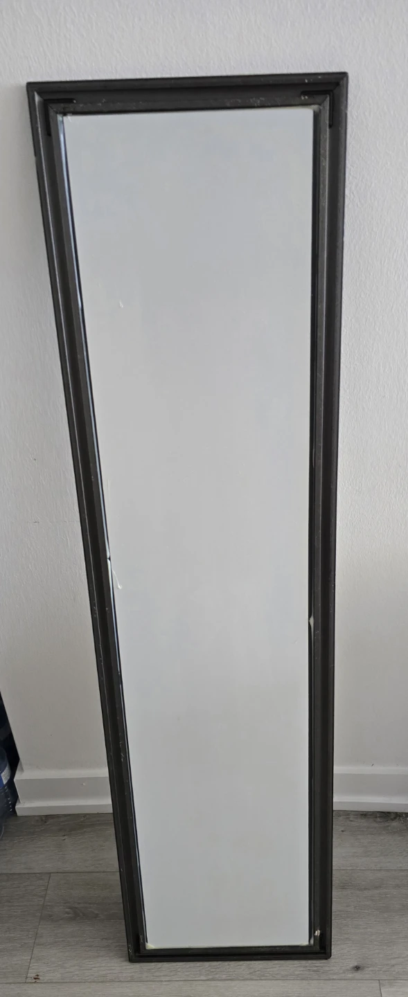 Tall Black Framed Mirror - photo 2