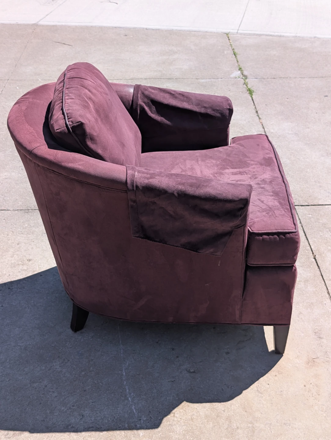 Barrymore Armchair - Burgundy - photo 4