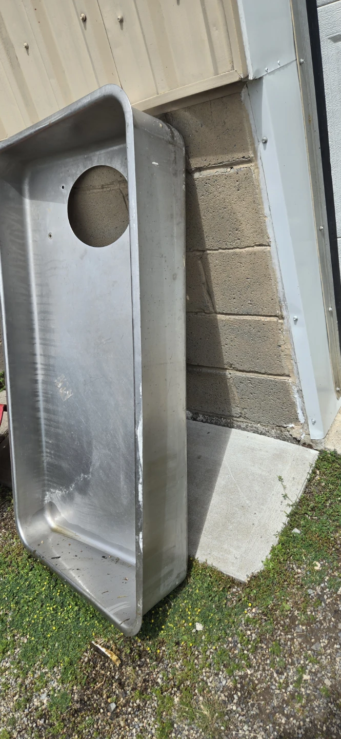Stainless steel tub and 2 legs - photo 2