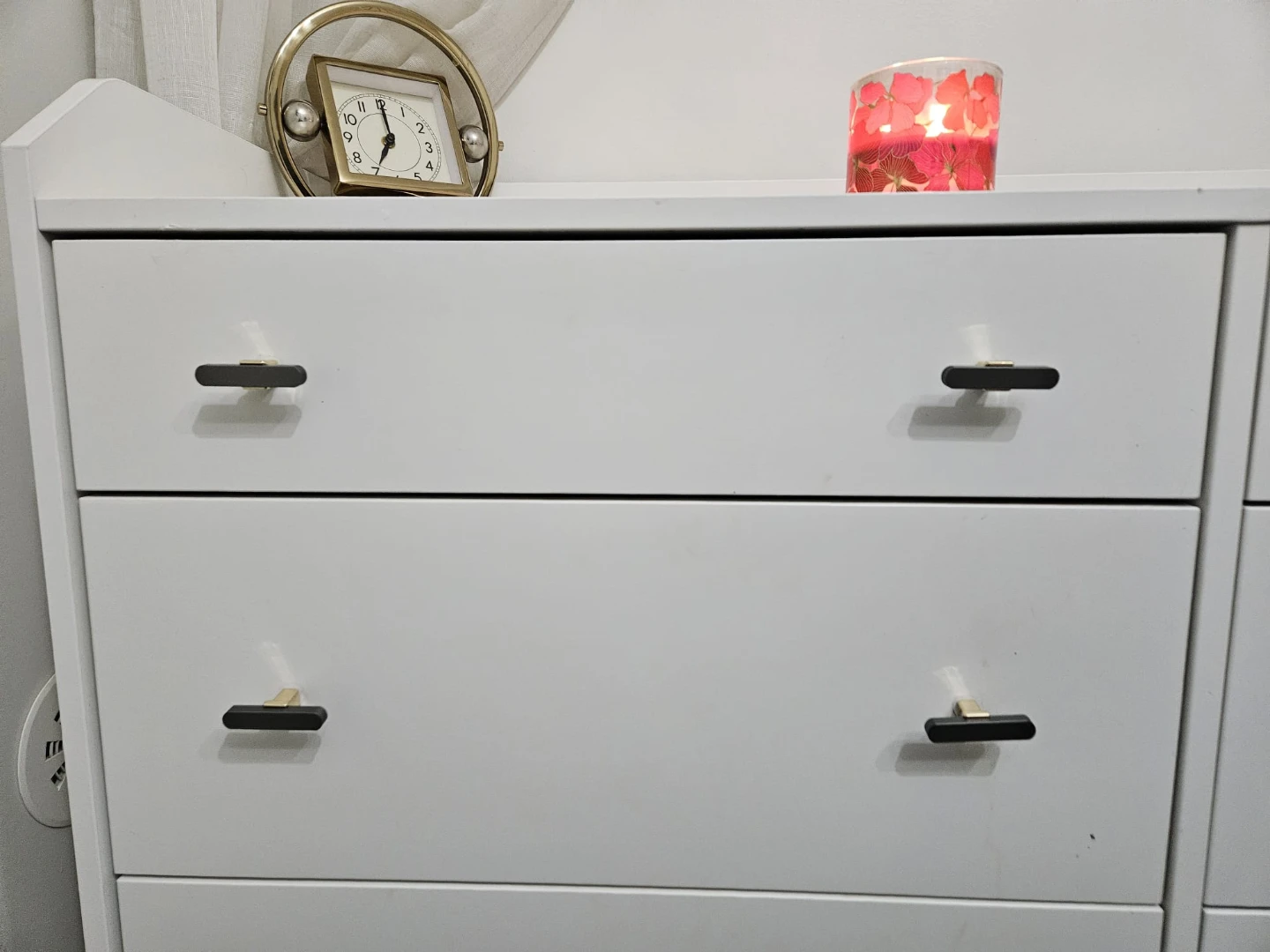 Set of 10 Grey & Gold Drawer Pulls - photo 3