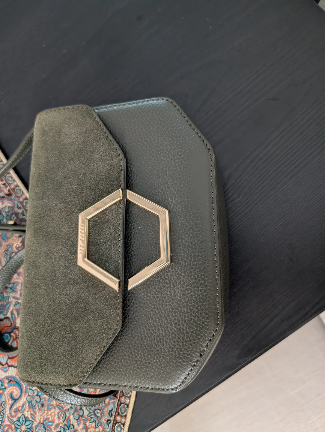 Ted Baker Green Hexagon Flap Crossbody Bag - photo 3