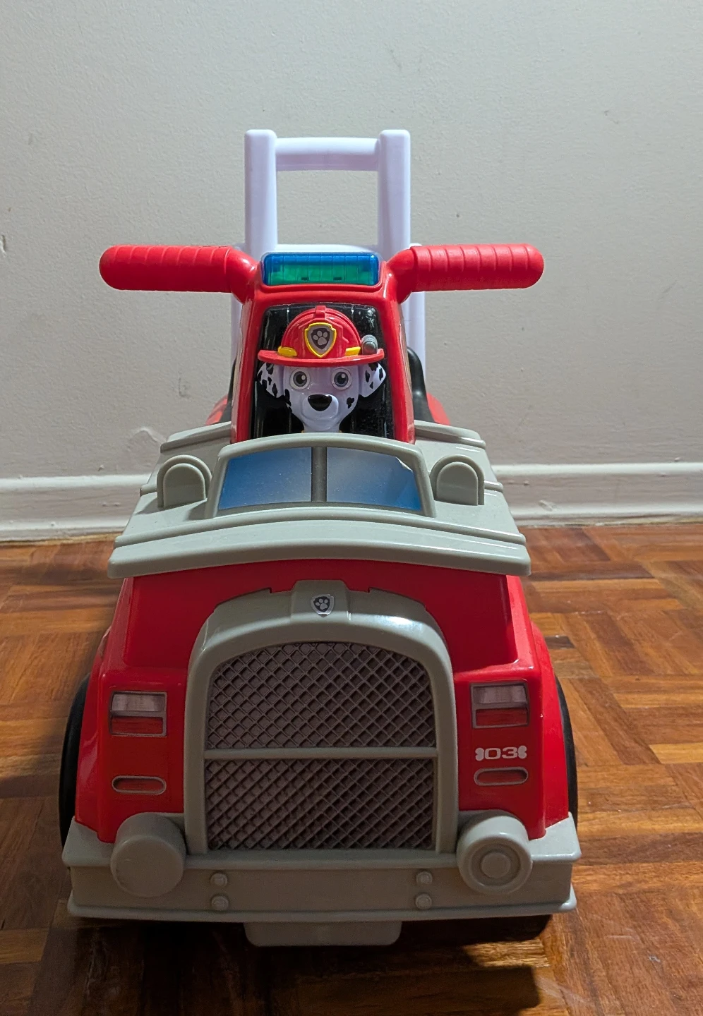 Paw Patrol Marshall Ride-On Fire Truck Toy