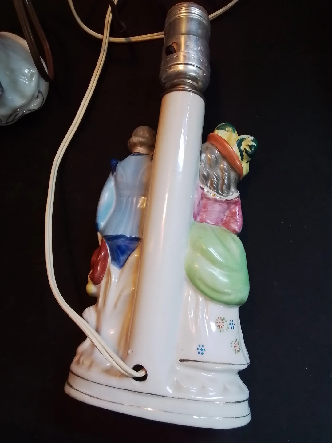 Vintage 1940s/1950s Porcelain Boudoir Lamps - Made in Japan - photo 5