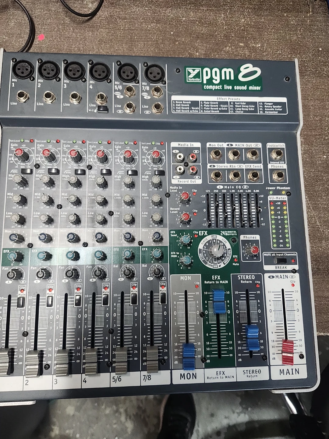 Yorkville PGM8 Compact Live Sound Mixer - photo 2