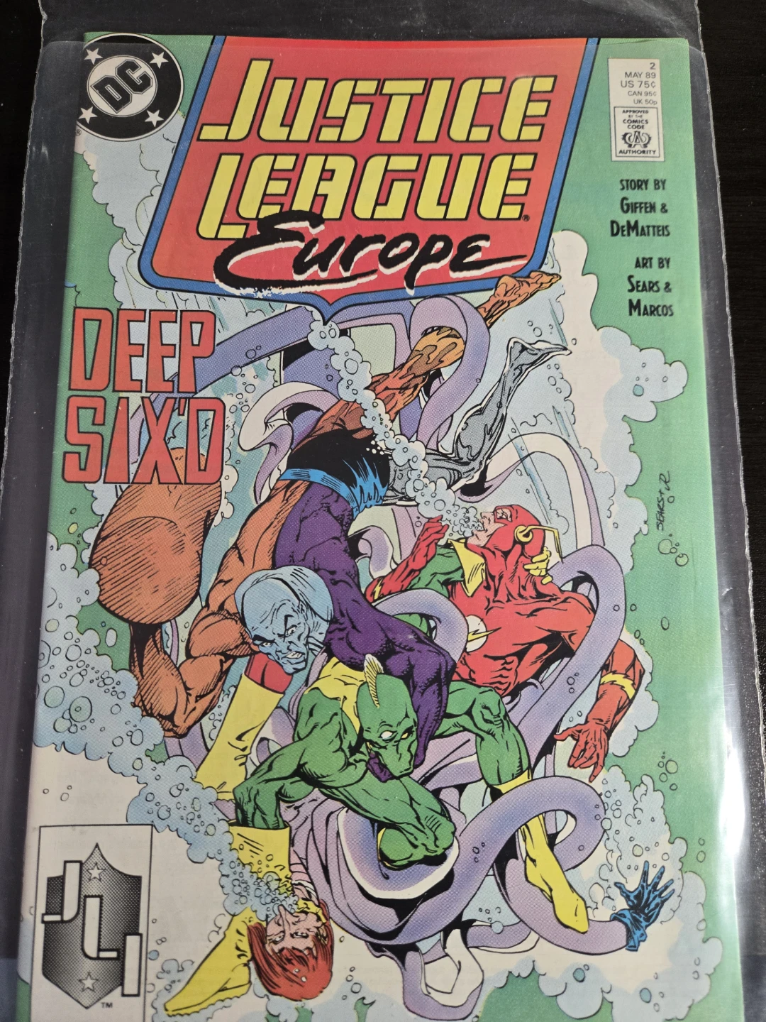 Justice League Europe #2 Comic Book