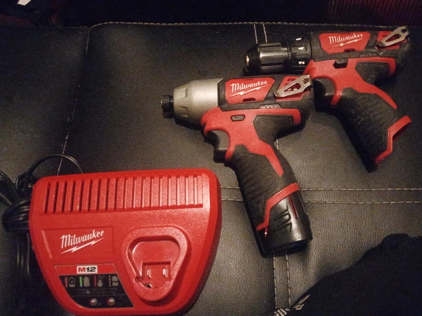 Milwaukee M12 Cordless Drill and Impact Driver Combo - photo 3