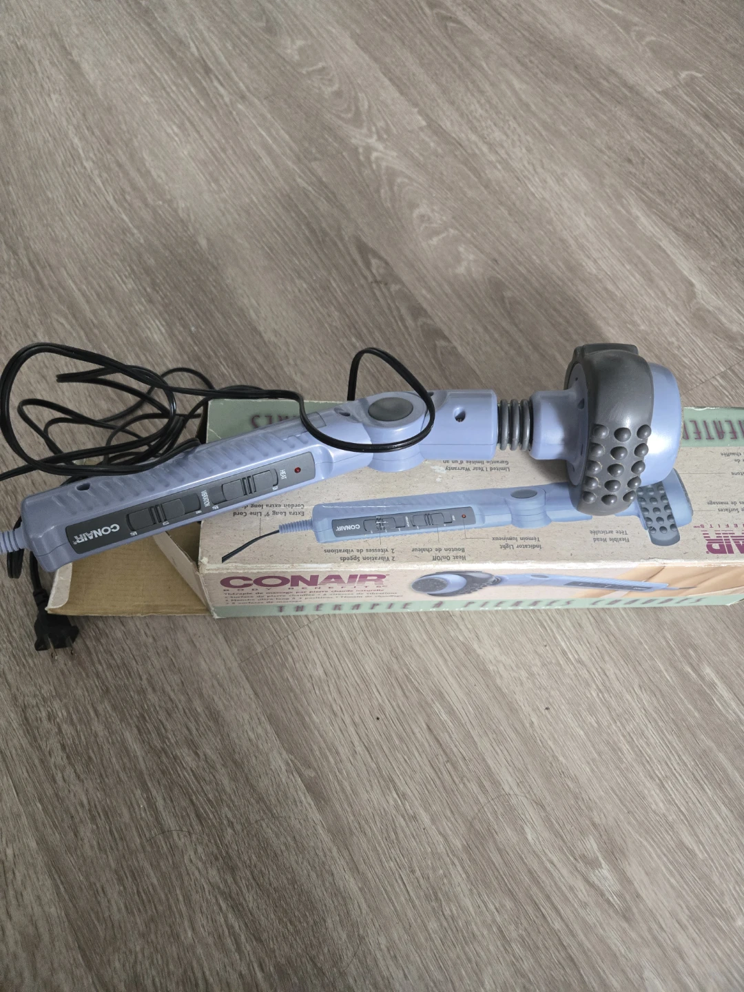 Conair Heated Stone Therapy Wand Massager - photo 2