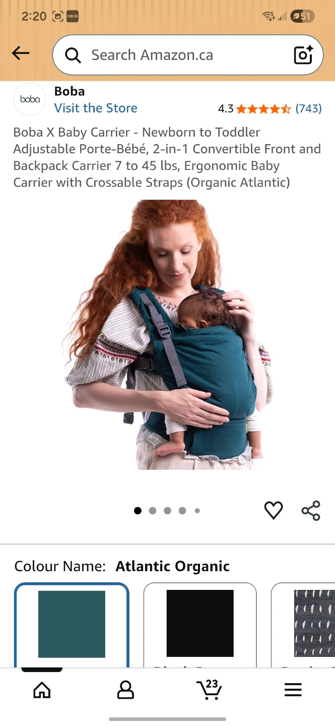 Boba X Baby Carrier - Newborn to Toddler