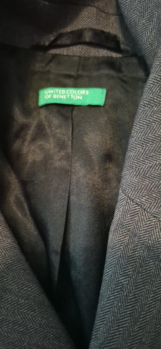 United Colors of Benetton Grey Blazer - photo 2