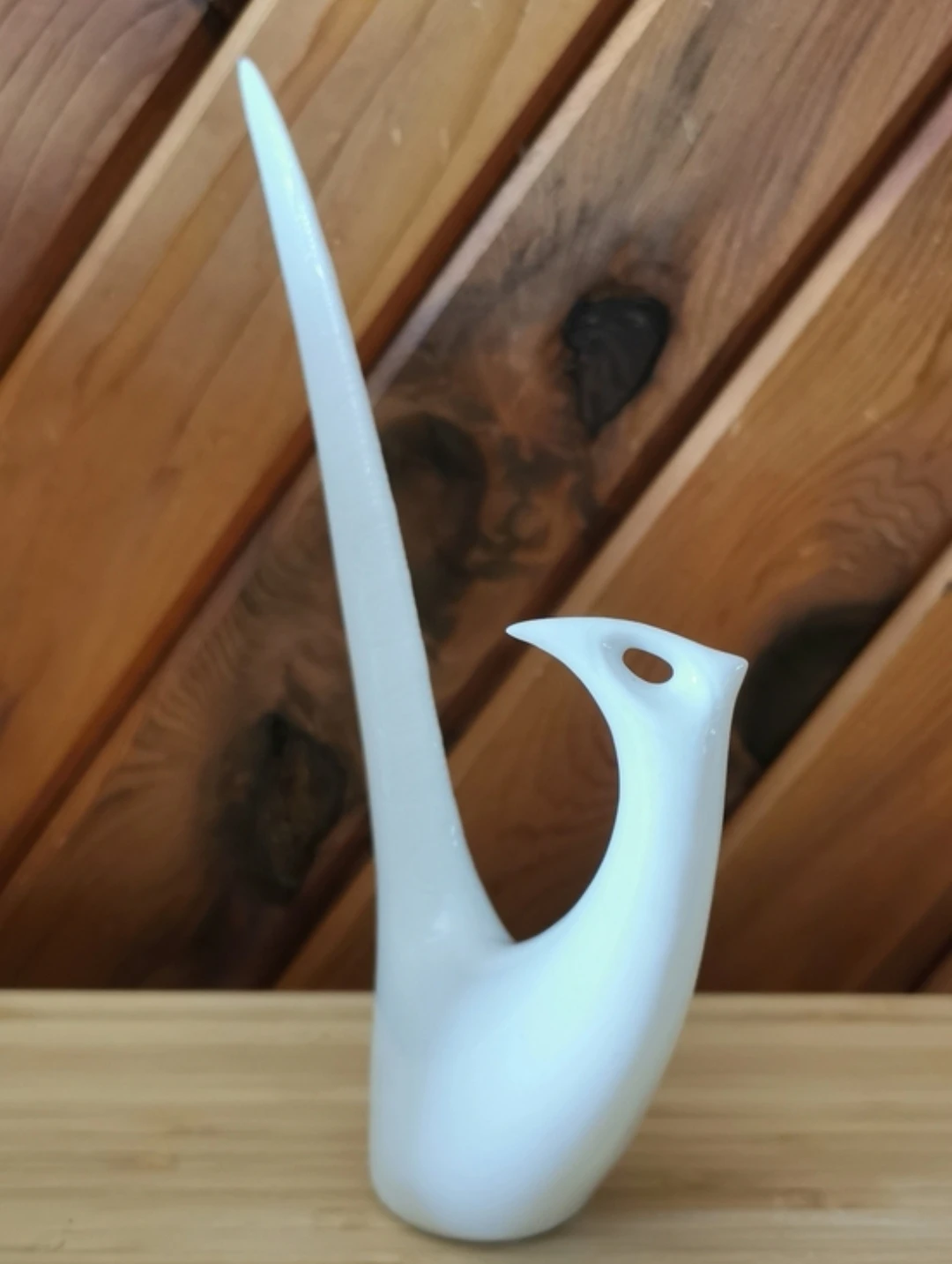Vintage Royal Dux Abstract Bird Figurine Porcelain MCM - photo 2