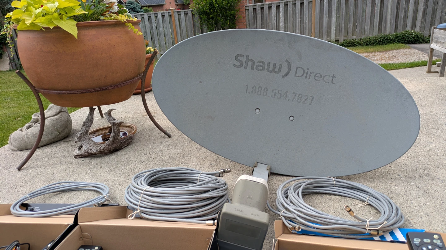 SHAW DIRECT SATELLITE SYSTEM (for 3 TV's) - photo 4