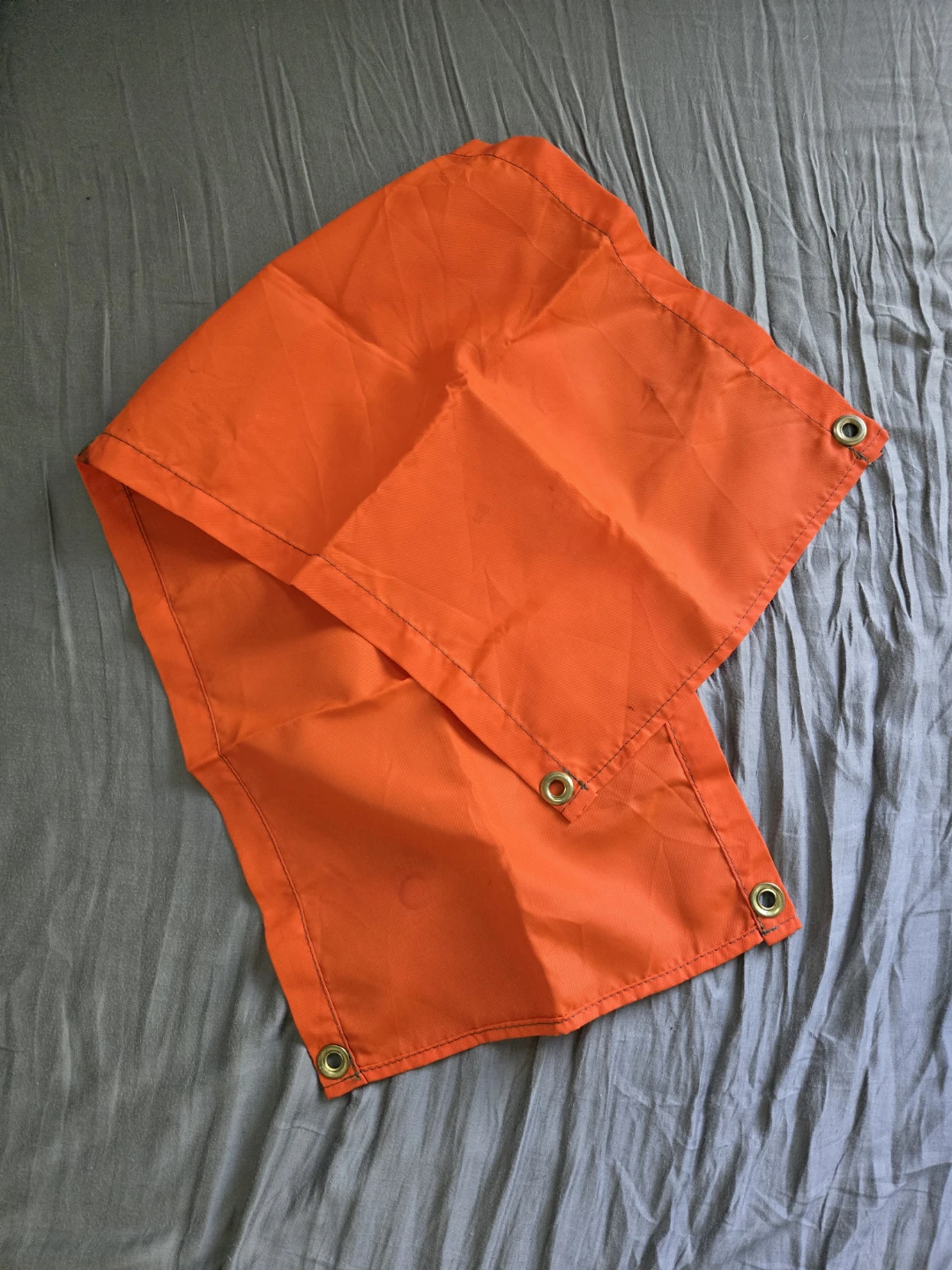Orange Warning Flag with Grommets ⚽️
