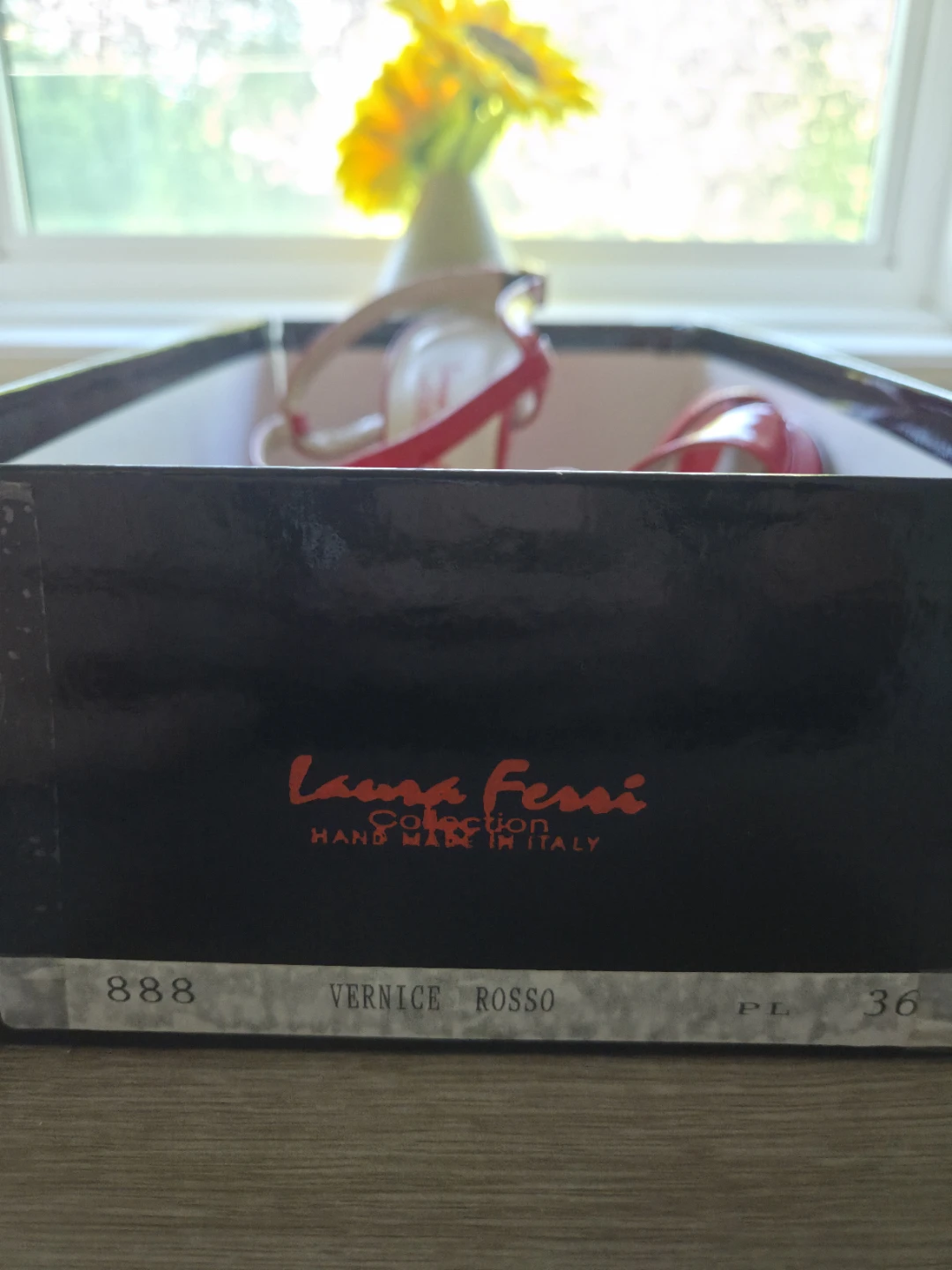 Laura Ferri Red Patent Leather Heels - photo 2