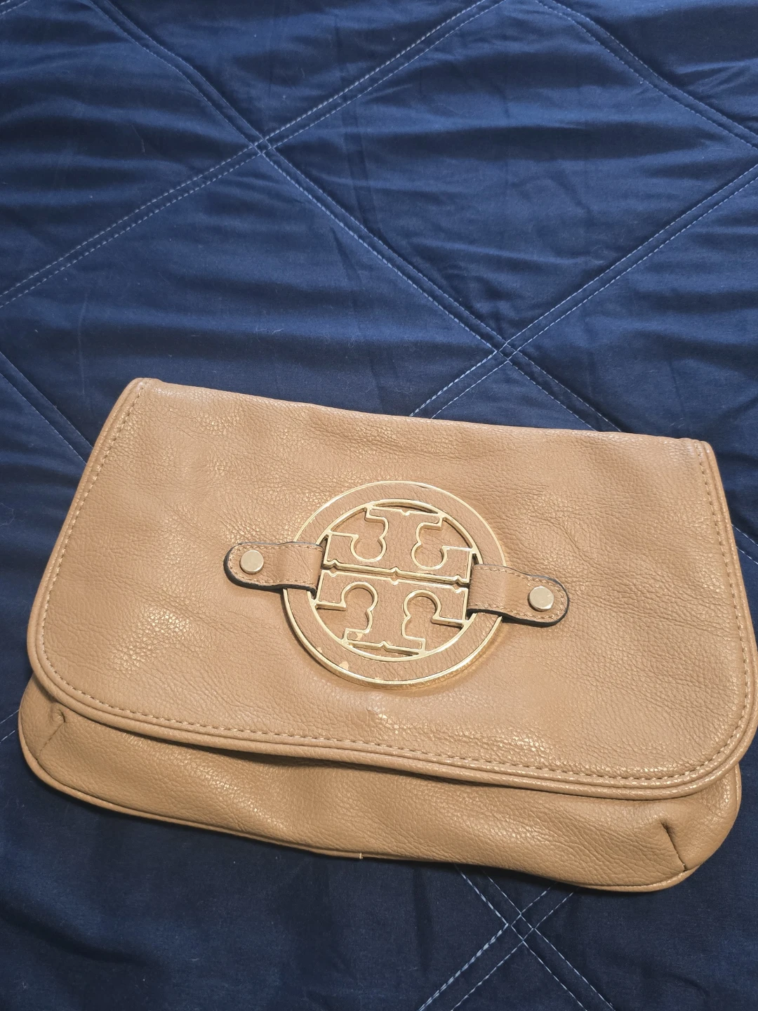 Tory Burch Leather Clutch with Chain Strap - photo 2