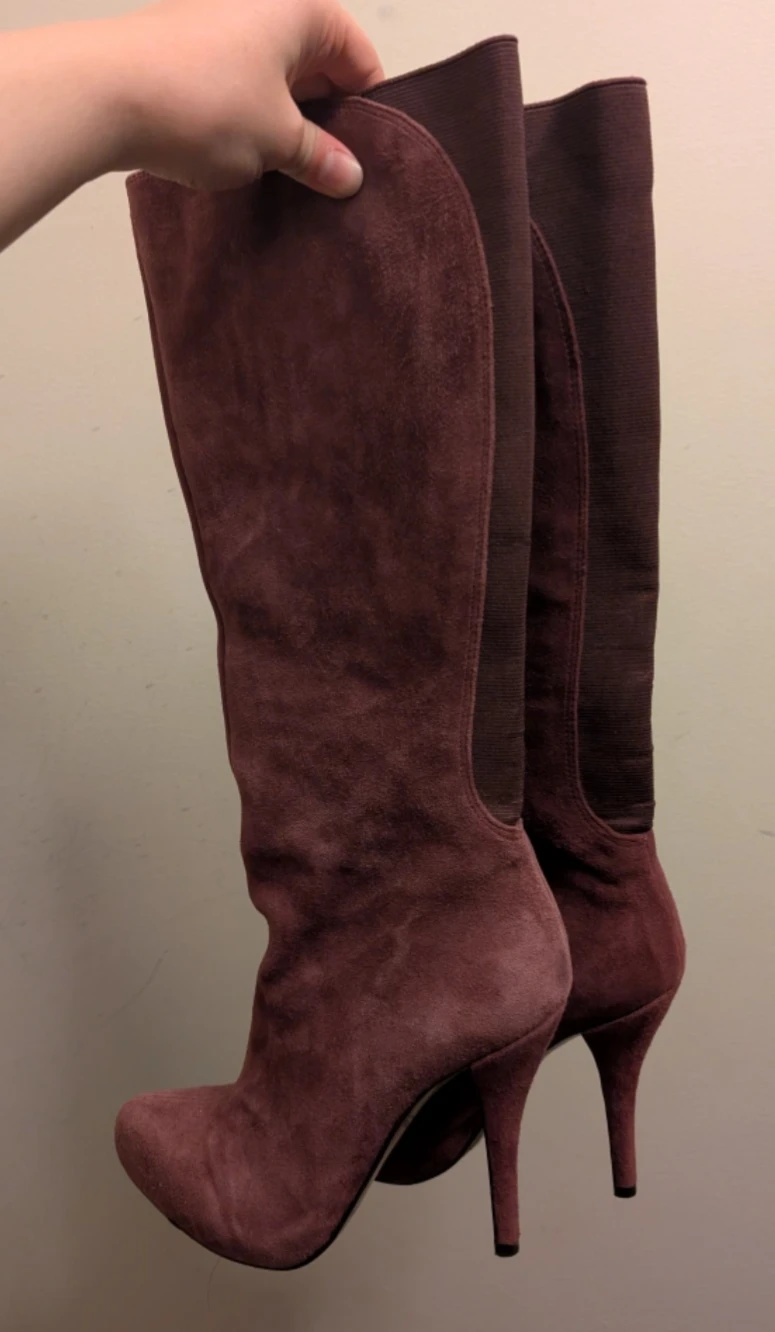 Enzo Angiollini Suede Knee-High Boots Size 6.5