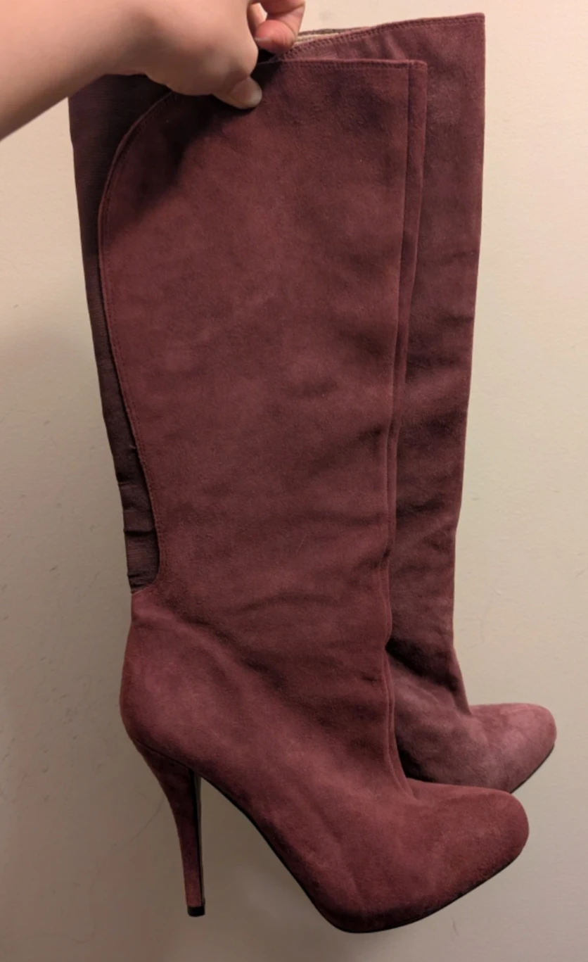 Enzo Angiollini Suede Knee-High Boots Size 6.5 - photo 2