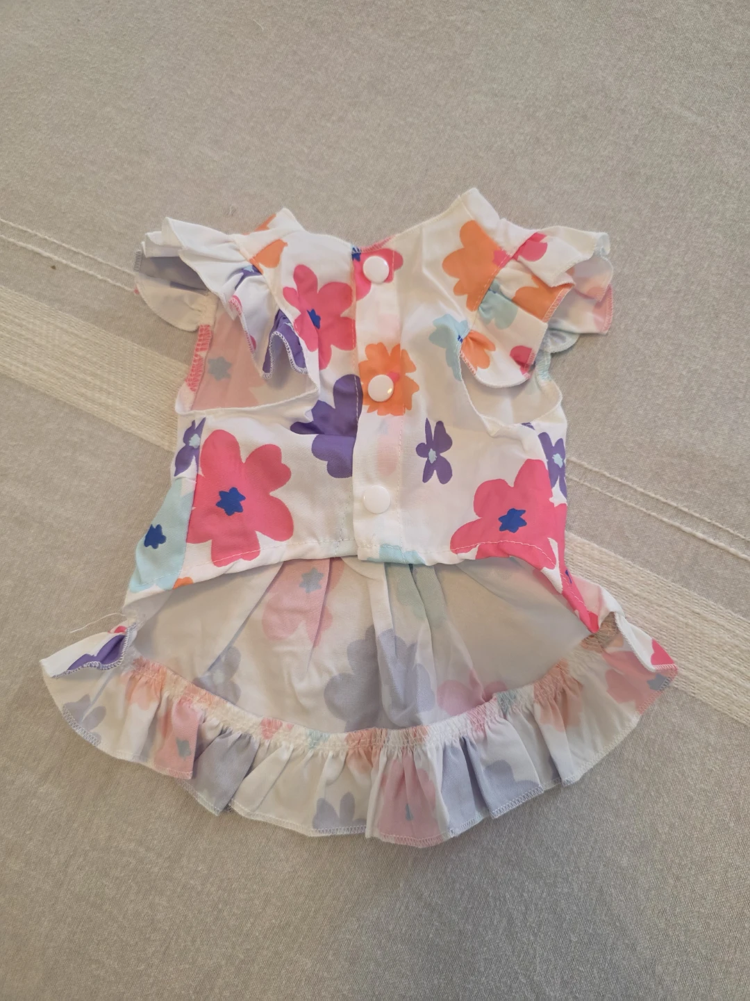 2 Dog Dresses Pet Clothes Set - Heart and Flower Prints - photo 3