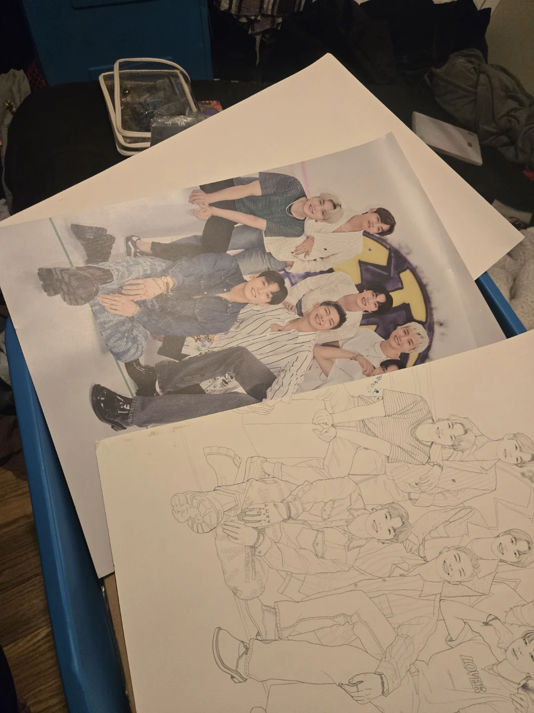 BTS official Group Photo Print